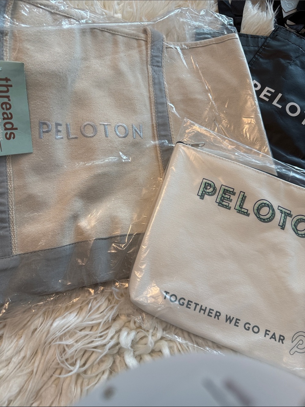 NWT Peloton branded bags/pouch Bundle
